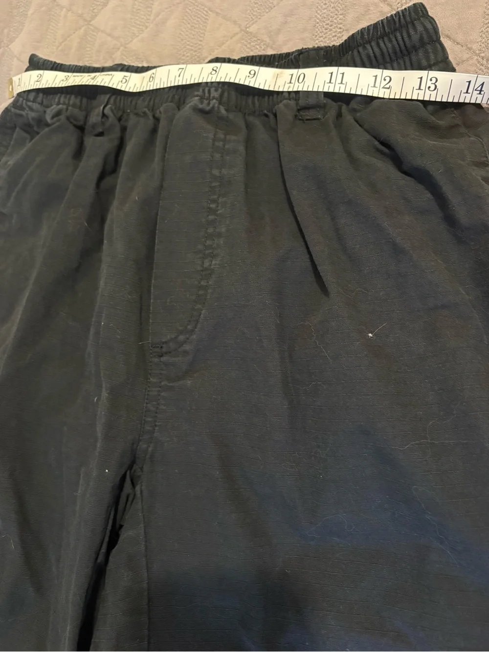 CCS Mailorder Rip stop Cargo Pants Black Size XS Skateboarder